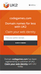 Mobile Screenshot of codegames.com